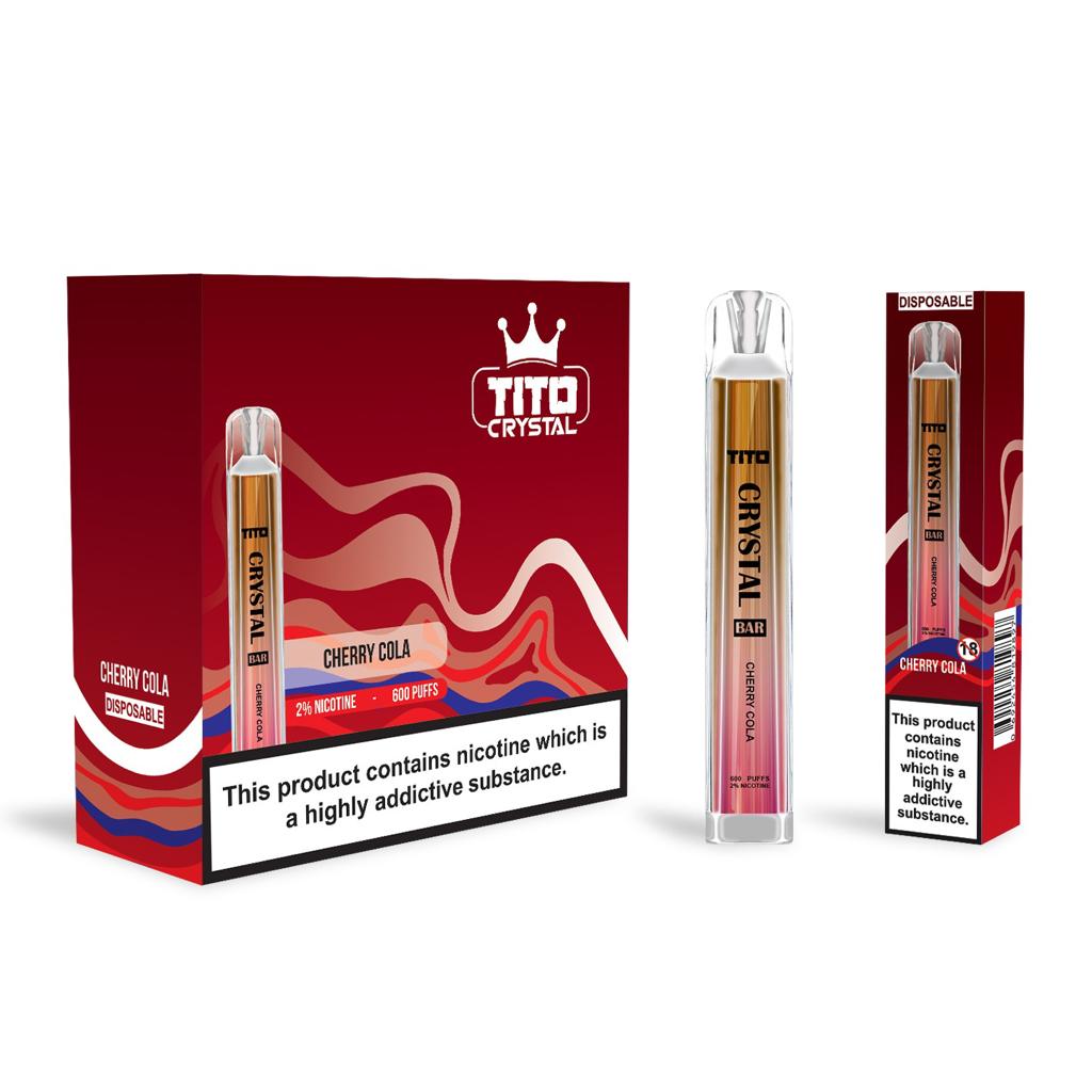 Tito Crystal Bar 600 Puffs Disposable Vape