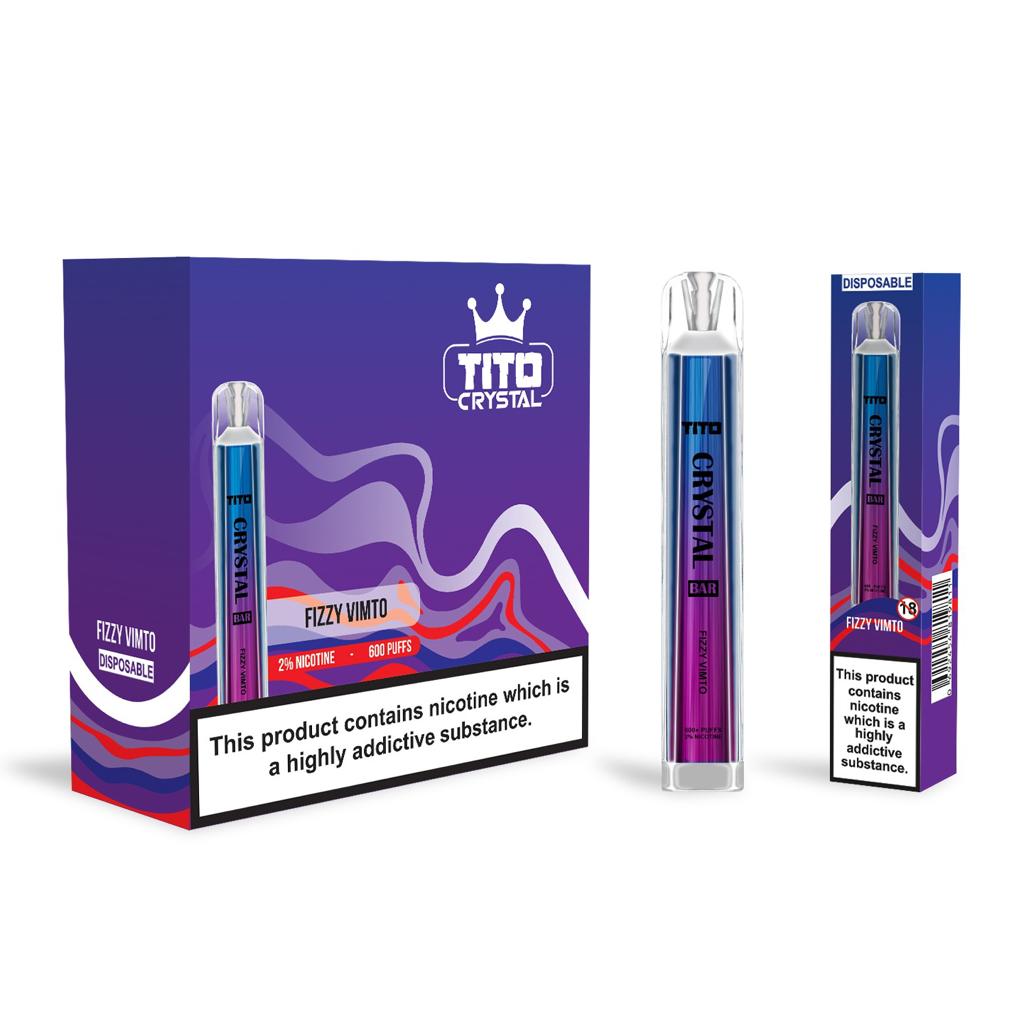 Tito Crystal Bar 600 Puffs Disposable Vape