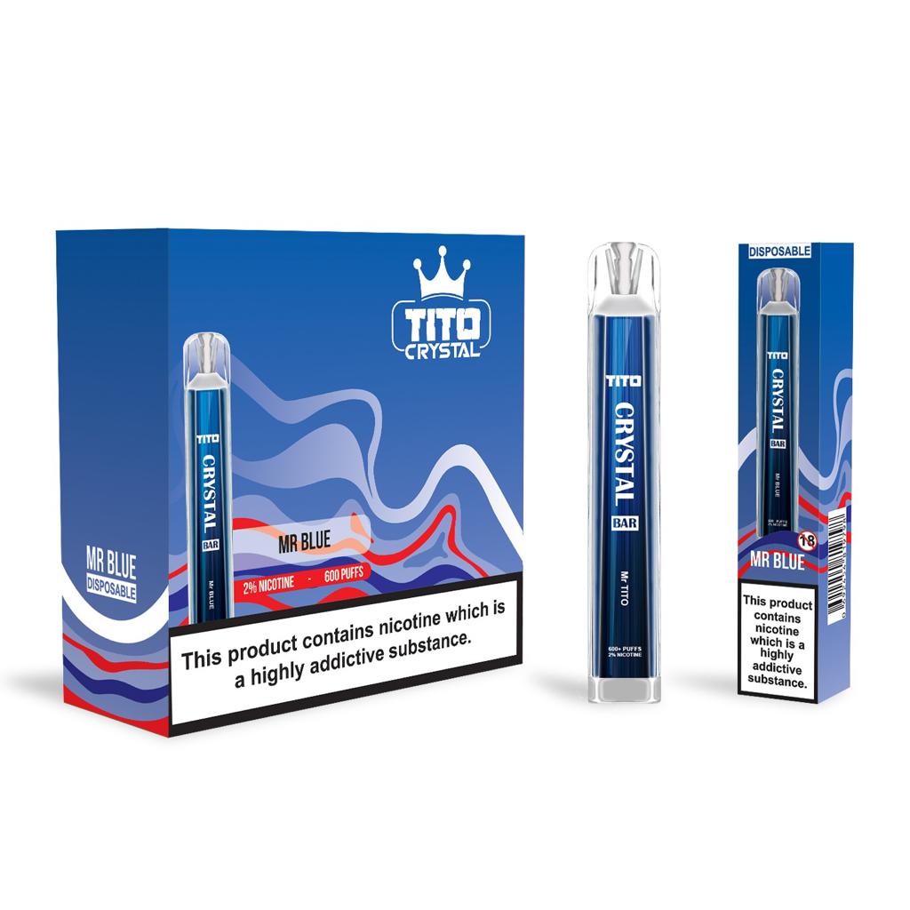 Tito Crystal Bar 600 Puffs Disposable Vape