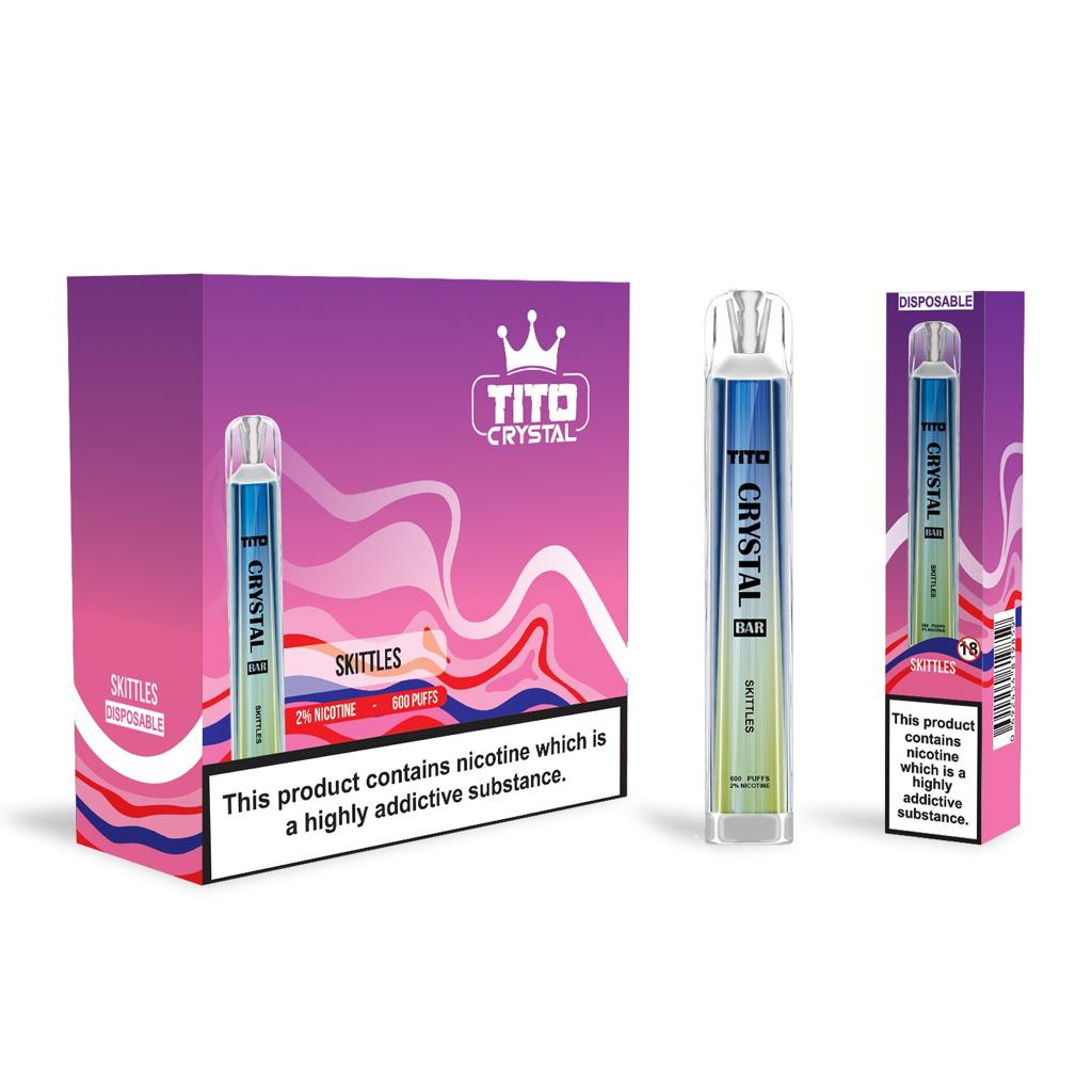 Tito Crystal Bar 600 Puffs Disposable Vape