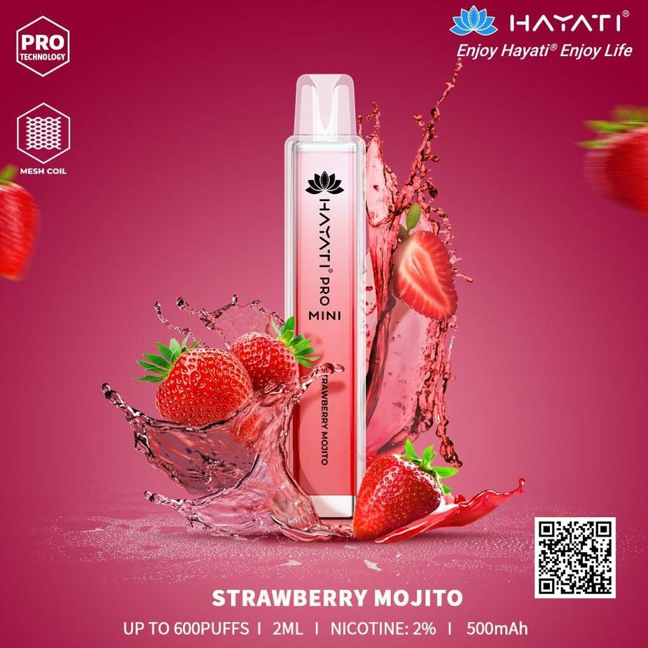 Hayati Pro Mini 600 Puffs Pack of 10