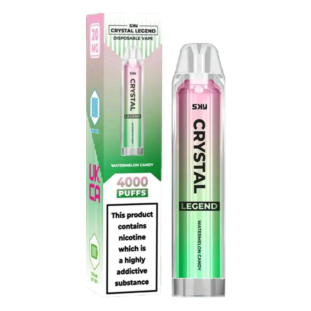 Crystal Legend 4000 Puffs Disposable Vape (Pack of 10)