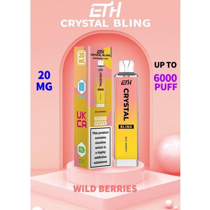 Crystal Bling 6000 Disposable Vape Pod Device - #Simbavapes#