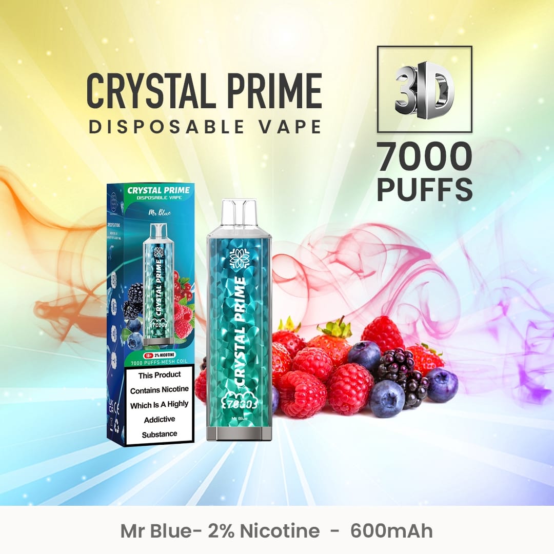 Crystal Prime 7000 Disposable Vape Puff Pod Device