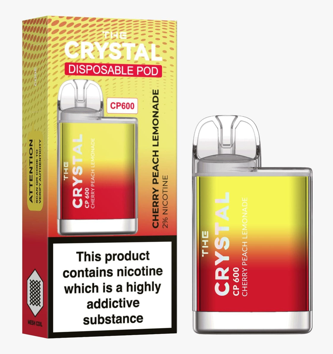 The Crystal CP600 Disposable Vape Puff Bar Mini Pod - #Simbavapes#